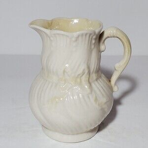 Belleek Ribbon Creamer Ireland Vintage 1946-1955